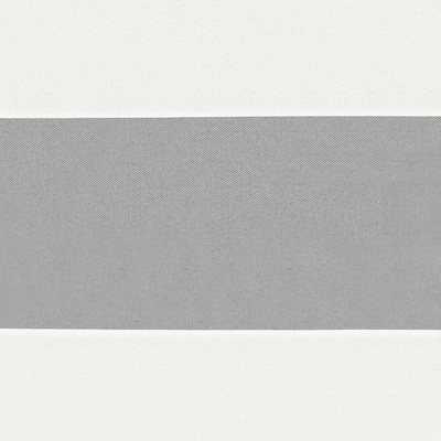 Ekran balkonowy Jasnoszary i biały. 120 x 400 cm