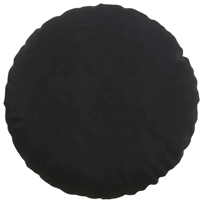 Poduszki na siedziska 2 pcs Czarny ?60 x 21 cm Aksamit