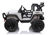 Auto Terenowe Na Akumulator Jeep JC666 Światła LED MP3 Pilot Biały