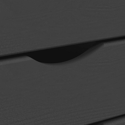 Szafka na kółkach MOSS, z szufladami, szara, sosna