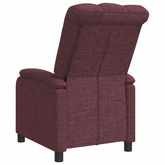 Fotel recliner Fioletowy tkanina