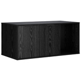 Meble dla kota Czarny dąb 100 x 49 x 45 cm Drewno inżynieryjne