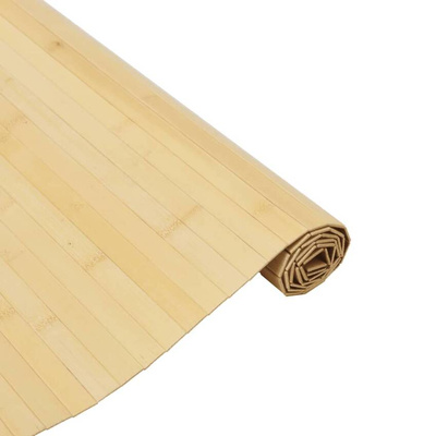 vidaXL Dywan prostokątny, jasny naturalny, 80x300 cm, bambusowy