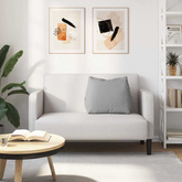 Poduszka na plecy Szary chmur 60 x 20 x 50 cm tkanina