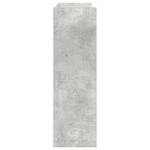 Półka na buty, betonowa szarość, 80x25x81 cm
