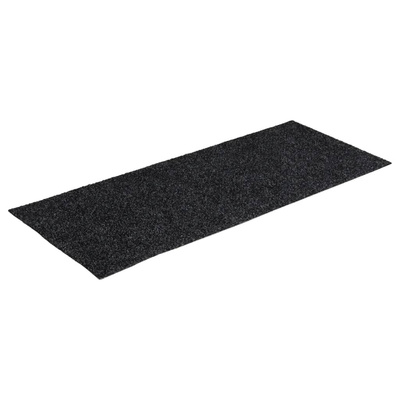 Maty na schody samoprzylepne 15 szt. 60x25 cm ciemnoszare prostokątne