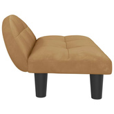 vidaXL Legowisko dla psa, brązowe, 70x52x30 cm, aksamit