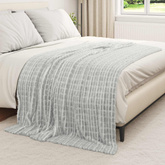 Koce narzutowe 6 pcs Szary 200 x 150 cm Polar