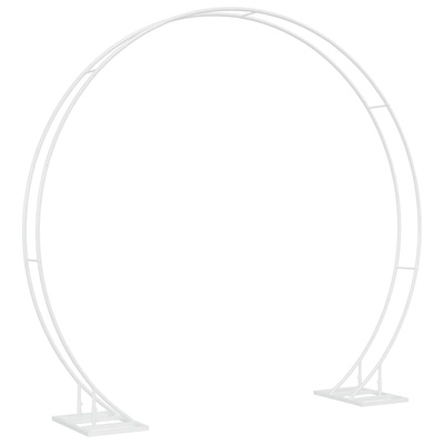 Łuk Ślubny Biały 220 x 45 x 200 cm Stal