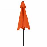 Parasol ogrodowy na stalowym słupku, terakota, 225x225x212 cm