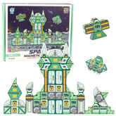 Klocki Magnetyczne Kosmos Stacja Kosmiczna 4D 108el
