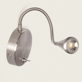 Lampa Ścienna LED 3W Metalowa z Włącznikiem Abruzzo Tommaso