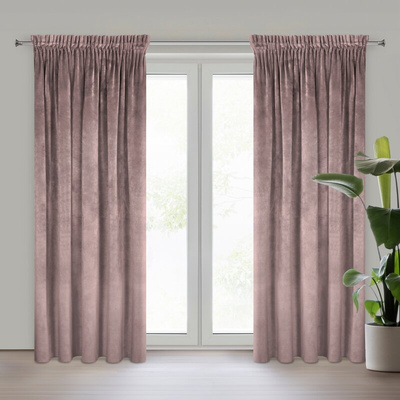 Zasłona Villa pudrowy róż 140x270