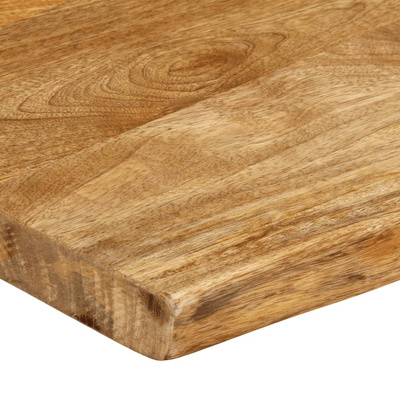Blat stołu, 160x40x2,5 cm, naturalna krawędź, lite drewno mango