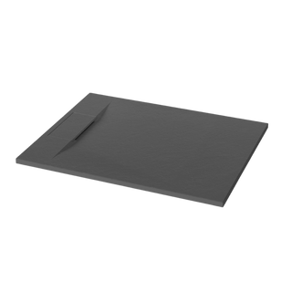 BRODZIK PRYSZNICOWY PROSTOKĄTNY ALVERO INVENA TREND, 80X110 CM CZARNY