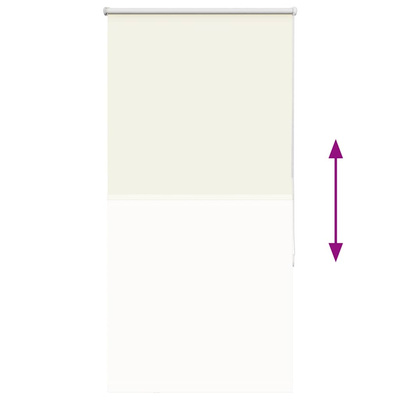 Roleta zaciemniająca Off White 80x175 cm Szerokość tkaniny