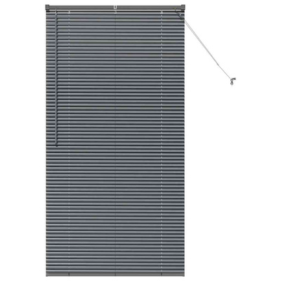 Żaluzje weneckie Ciemnoszary 175 x 85 cm Aluminium