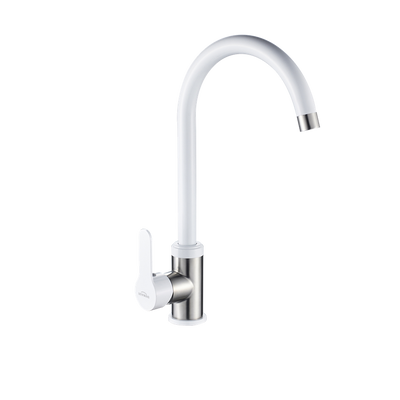 Bateria zlewozmywakowa Iron biały/inox Invena