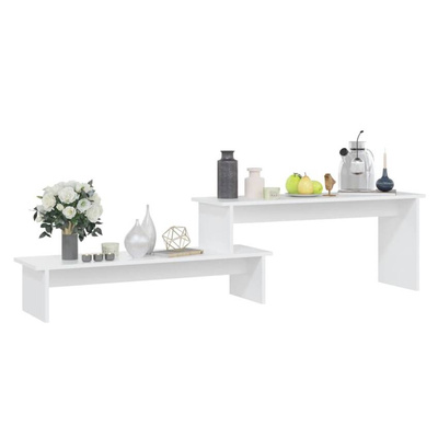 vidaXL Szafka pod TV, biała, 180x30x43 cm, materiał drewnopochodny