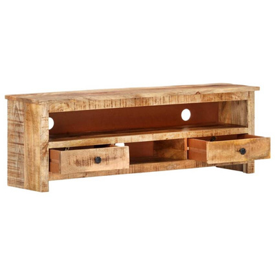 vidaXL Szafka pod TV, 120x30x40 cm, surowe drewno mango
