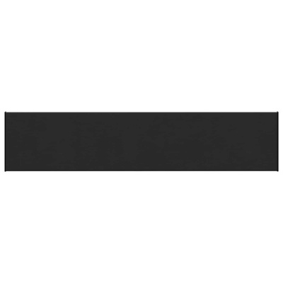 Parapet okienny Czarny z rysunkiem drewna 120 x 30 x 4,5 cm PVC