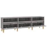 vidaXL Szafka pod TV, szary dąb sonoma, 150x30x44,5 cm wariant 7