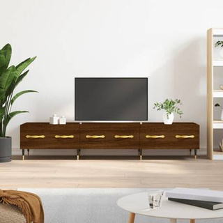 vidaXL Szafka pod TV, brązowy dąb, 150x30x44,5 cm