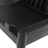 vidaXL Leżak z poduszką, antracytowy, 186x60x29 cm, PP