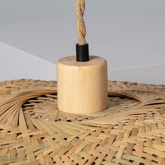 Lampa Wisząca Bambusa Kapelusz Boho Abrruzzo Ponti E27