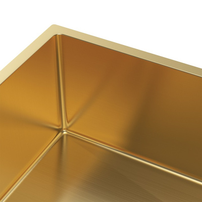 Zlewozmywak stalowy podwieszany  Santa gold