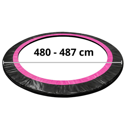 Osłona na sprężyny do Trampoliny Sport Max 16ft Czarno-Różowa