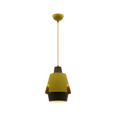Lampa wisząca żółta/szara E27 Falun Ledea 50101149
