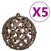 vidaXL Sztuczna choinka z lampkami i bombkami, 150 cm, zielona model standard