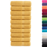 Ręczniki premium, SOLUND 10 szt., złote, 100x150 cm, 600 g/m?