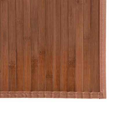 vidaXL Dywan prostokątny, brązowy, 80x400 cm, bambusowy