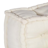 Poduszka do sofy paletowej 2 pcs kremowy 120 x 80 x 38 cm