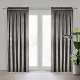 Zasłona Pierre stalowa 140x300