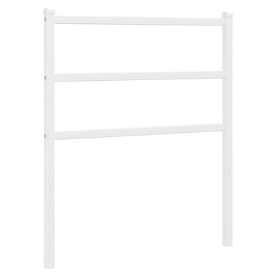 Metalowe wymienne wezgłowie, białe, 80 cm