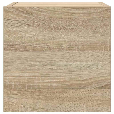 Wisząca szafka telewizyjna, dąb sonoma, 30,5x30x30 cm