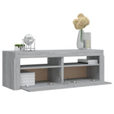 vidaXL Szafka pod TV z LED, szary dąb sonoma, 120x35x40 cm w kolorze cm