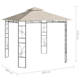 Altana, 3x3x2,7 m, kremowa, 160 g/m?