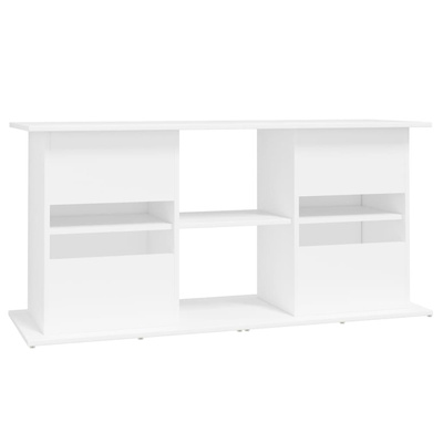 Szafka pod akwarium, biała, 121x41x58 cm