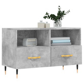 vidaXL Szafka pod TV, szarość betonu, 80x36x50 cm wariant 4