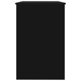 vidaXL Biurko, czarne, 100x50x76 cm, materiał drewnopochodny model standard