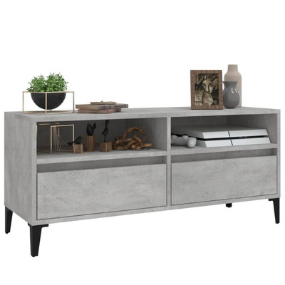 vidaXL Szafka pod TV, szarość betonu, 100x34,5x44,5 cm wariant 5