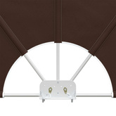 Ekran Prywatności Balkonowej 240 x 160 cm Poliester Prostokątny