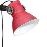 Lampa stojąca, 25 W, postarzany czerwony, 25x25x90/140 cm, E27