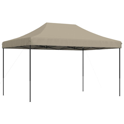 Składany namiot imprezowy typu pop-up, taupe, 440x292x315 cm