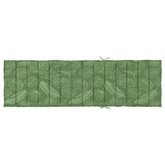 vidaXL Poduszka na leżak, wzór w liście, tkanina Oxford