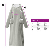 Bluza-koc Szary L Fleece i Flanela